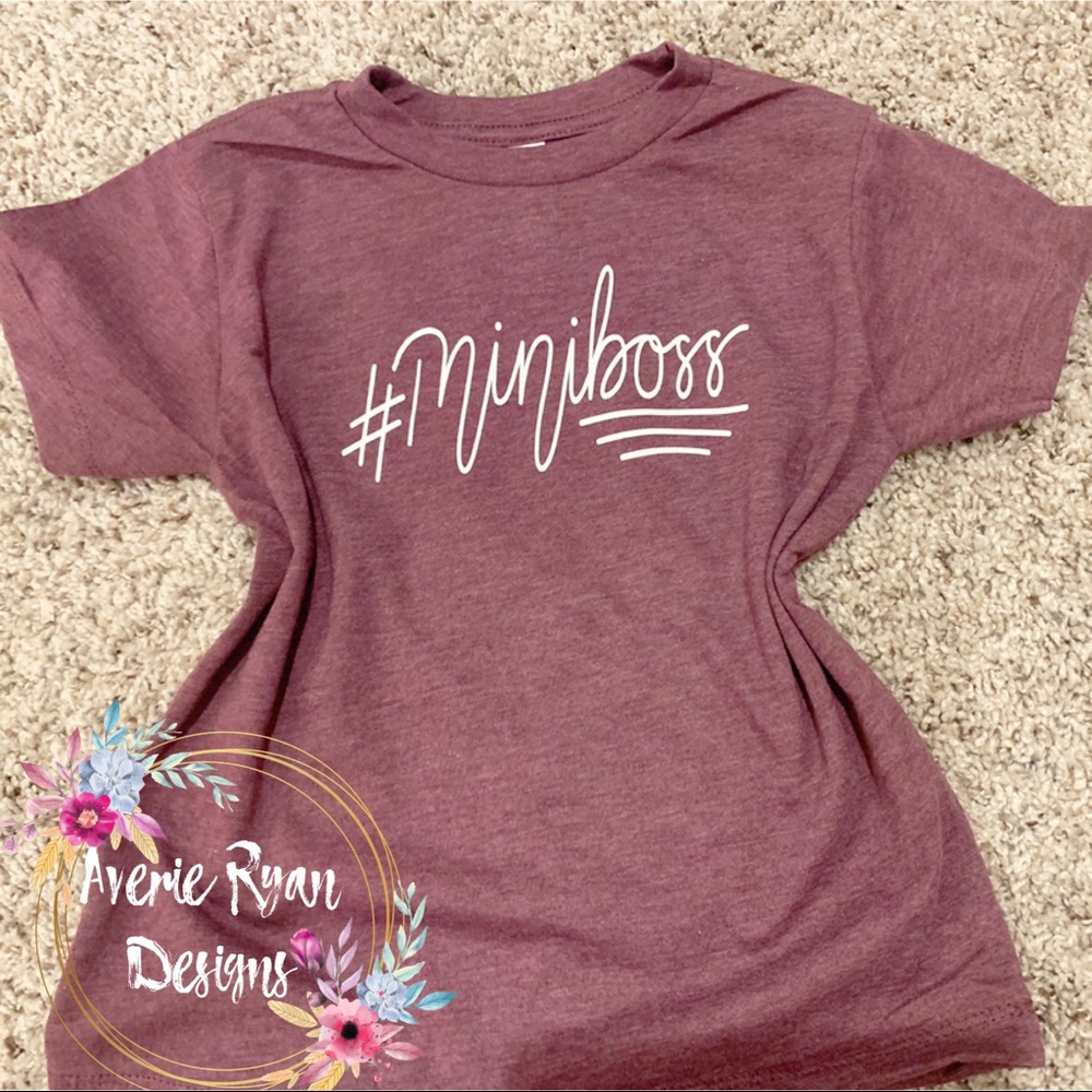 Mini Boss Toddler shirt - Toddler graphic tee